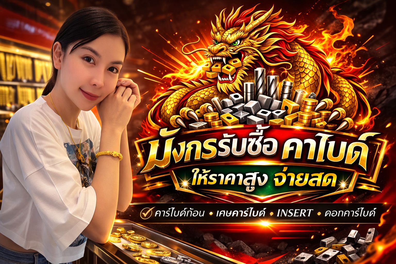 ร้านมังกรคาร์ไบด์ รับซื้อคาร์ไบด์สมุทรปราการ